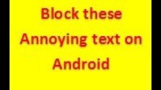 How to report a spam email text and block it on an Android Samsung Galaxy
