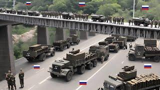 1 hour ago! All Russian reinforcements blown up on the Crimean bridge