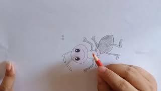 How to sketch | পিঁপড়া | the ant  | Shihab Job News