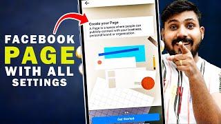 Facebook Page Kaise Banaye with All Settings | How to Create a Facebook Business Page