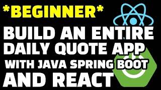 Master React & Spring Boot with This Step-By-Step Daily Devotional App Tutorial!