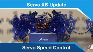 Servo XB Update: Servo Speed Control