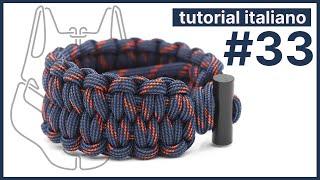 Un VERO bracciale di sopravvivenza a SCIOGLIMENTO RAPIDO!!! | Tutorial paracord 33 blacksquirrel