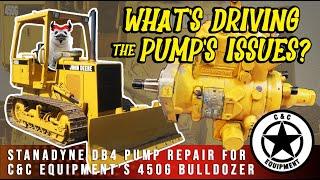 450G Dozer DB4 Pump Repair for @C_CEQUIPMENT debut of DB4 on the @AreaDieselService channel! #JD450G