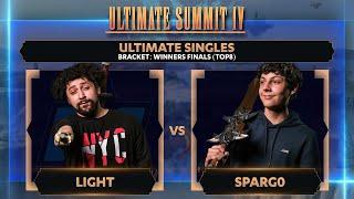 Light vs Sparg0 - Ultimate Singles: Bracket Winners Finals - Ultimate Summit 4 | Fox vs Cloud