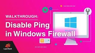 How to disable Ping (ICMP Echo Requests) in Windows Firewall on Windows 2022 Cloud Server