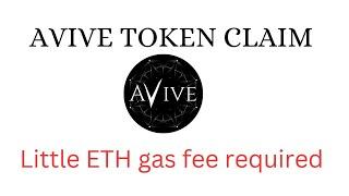 AVIVE TOKEN CLAIM (LIVE VIDEO)