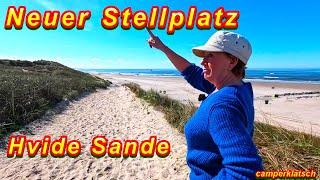 NEUER WOHNMOBIL-STELLPLATZ an der Nordsee / DÄNEMARK 2024 HVIDE SANDE 