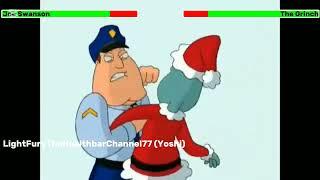 Joe Swanson vs. The Grinch with healthbars