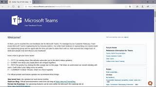 45: Microsoft Teams | Providing Feedback with UserVoice