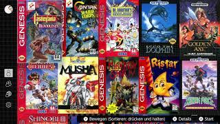 SEGA Mega Drive - Nintendo Switch Online + Expansion Pack - games and menu