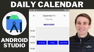 Daily Calendar View Android Studio Tutorial