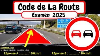  TEST GRATUIT DU CODE DE LA ROUTE 2025  #32