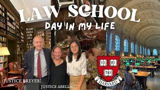 Harvard Law School Day in my Life Vlog: meeting Justice Breyer, lunch talks, clinic work and more!