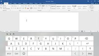 How to enable onscreen keyboard on Windows 10 PC and changing the language