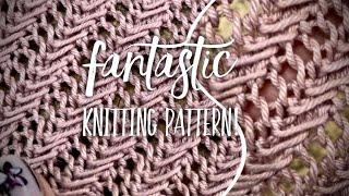 Такого вы еще не видели! Самая красивая простая сеточка спицами!!! Beautiful knitting pattern