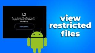 How to Fix Android Restrictions in File Manager (2024) (easy and simple)
