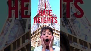 TESS DARES ME TO GO TO THE TOP OF EIFFEL TOWER!  #shorts