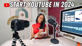 Start & Grow Your YouTube Channel in 2024! EVERYTHING YOU NEED TO KNOW