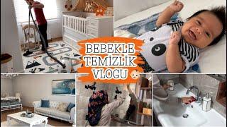 BEBEKLE TEMİZLİK VLOGU  | HALILARI SERDİK  | BABA OĞUL AŞK YAŞIYORLAR