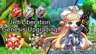 Maplestory Reboot GMS | Jett Liberation and Genesis Weapon Upgrading