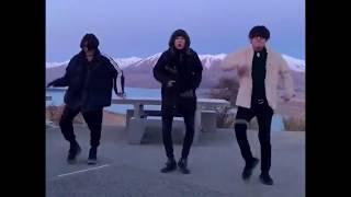 BTS MAKNAE LINE dance to Chicken Noodle Soup #CNSChallenge