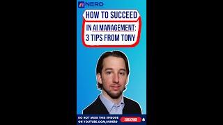 How To Succeed In AI Management: 3 Tips From Tony Kumin #shorts