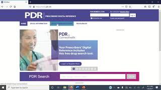 How do I Access the Prescriber's Digital Reference?