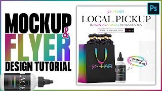 Mockup + Flyer Design Tutorial | Photoshop Tutorial