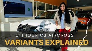 Citroen C3 Aircross Variants Explained | La Maison Citroen | EVM Motomotive