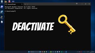 How To Remove Product Key & Deactivate Windows 11/10