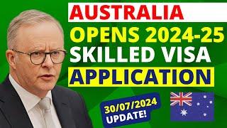 Australia Skilled Visa Application Open for WA 2024-2025 | Australia Skilled Visa