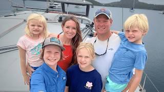 FAMILY AT SEA FOR 8 DAYS - Family Sailing Around The World   (Episode 49)