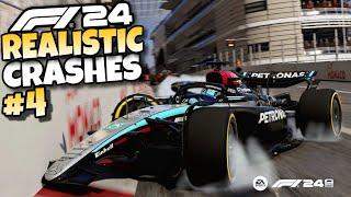 F1 24 REALISTIC CRASHES #4