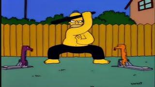 The Simpsons S04E20 - Ninja Homer! | Whacking Day Scenes | Check Description ⬇️