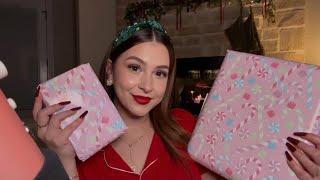 ASMR HUGE Secret Santa Unboxing