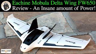 Review - Eachine Mobula Wing FW650 650mm Wingspan - This is an Insane amount of Power! Scary Fast!
