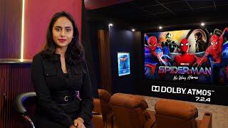 Open Terrace to Home Theater| Customized Home Theater in Kerala House | Dolby Atmos 7.2.4