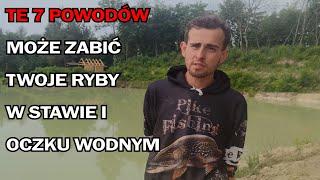 TE 7 POWODÓW MOŻE ZABIĆ TWOJE RYBY - własny staw i oczko wodne - HODOWLA RYB