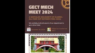 GECT Mech Meet – 2024 (A Nostalgic Solidarity of Alumni)