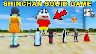 Shinchan and Franklin Conducting Squid Game Challenge in GTA 5