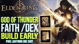 Elden Ring - Best ONE SHOT Pure Lightning INCANTATIONS For Early Mid Game | Elden Ring Best Builds