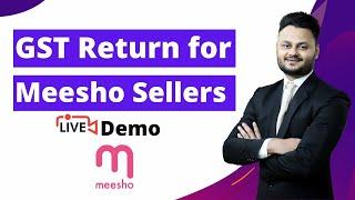 GST Computation and GST Return Filing for Meesho Seller by @skillvivekawasthi