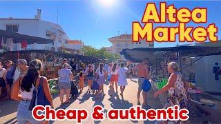 ALTEA Market in 2024 - CHEAPER than Benidorm?  #benidormbyana