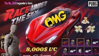 NEW SSC SUPERCARS CRATE OPENING l LUCKY SPIN l 8,000$ UCI PUBG MOBILE