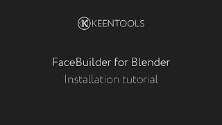 Official FaceBuilder for Blender installation tutorial