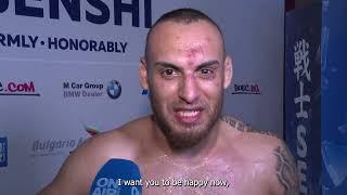 Post-Fight: Kevin Ruart, France and Mitko Iliev, Bulgaria