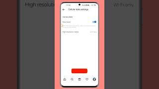 Instagram data saving tips for power users  || #shorts