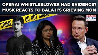 Suchir Balaji Case: Mother's 'Documents' Shocker: Elon Musk Reacts| OpenAI Whistleblower Mystery