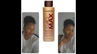 Natural Hair Wash & Go Puff Using Curl Max Activator
